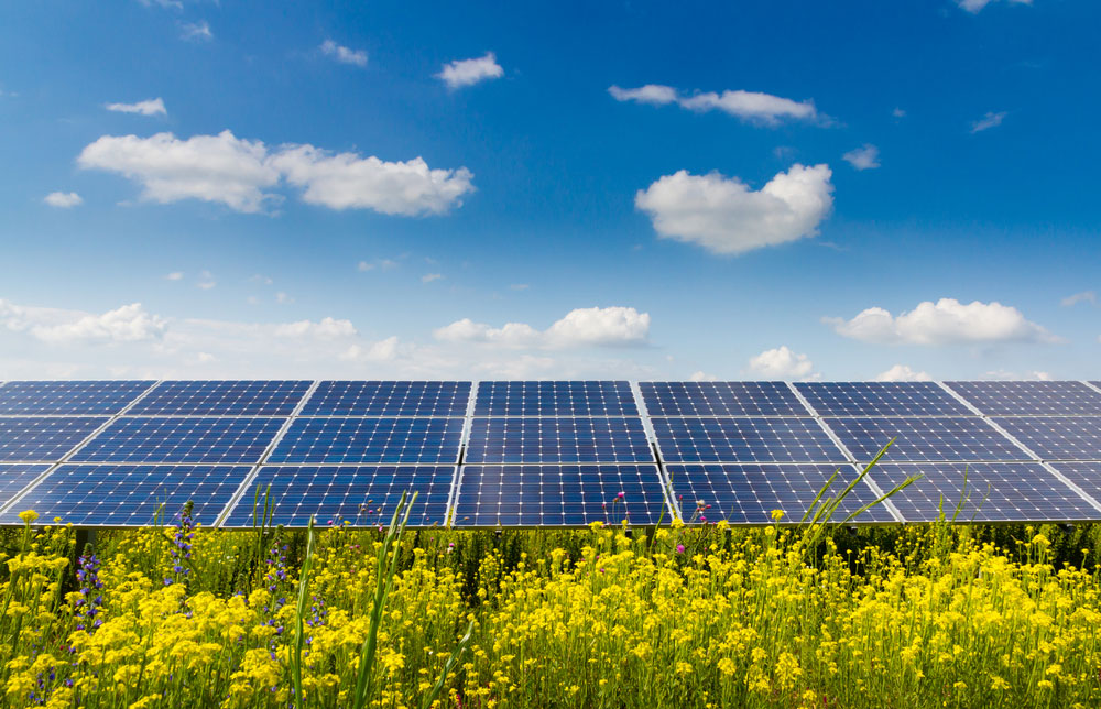 Solar fields generate large amounts of power